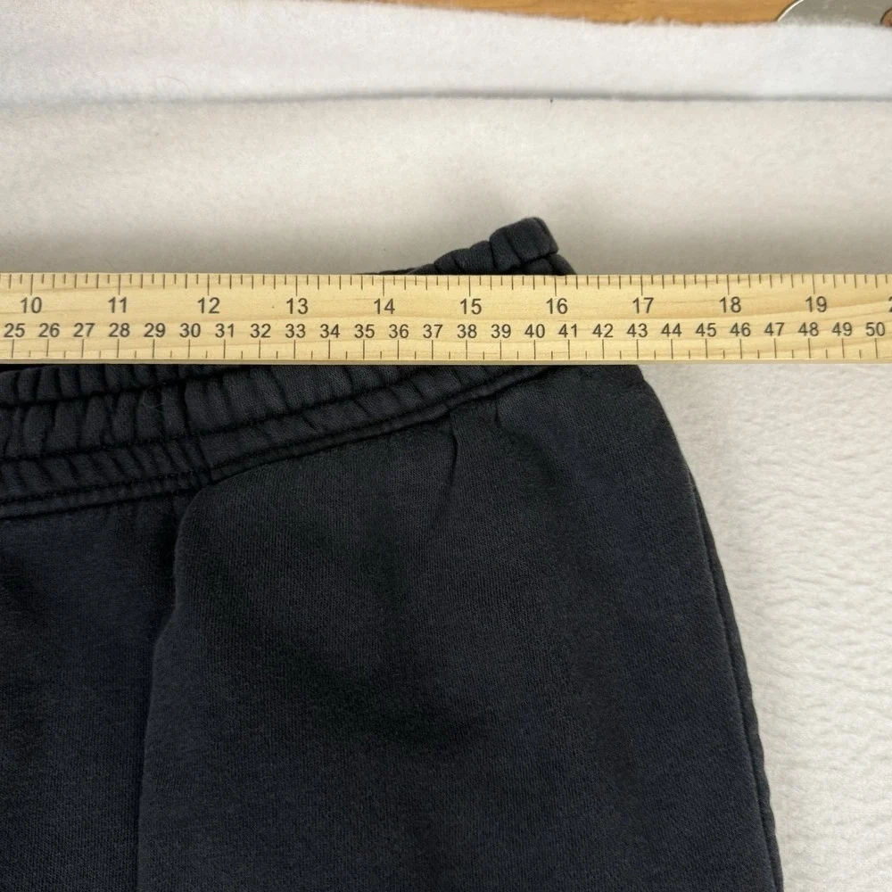 Nike Men's Club Fleece Joggers Sweatpants Black‎ Snap Back Pocket Size Large - Picture 3 of 8
